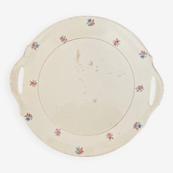 Old porcelain pie dish from Digoin Sarreguemines