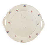 Ancien plat à tarte en porcelaine de digoin sarreguemines
