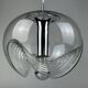 60s 70s ceiling lamp hanging lamp Peill & Putzler "Wave" Koch & Lowy Design