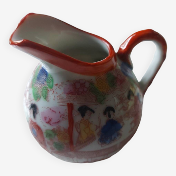 Small Asian porcelain milk jug