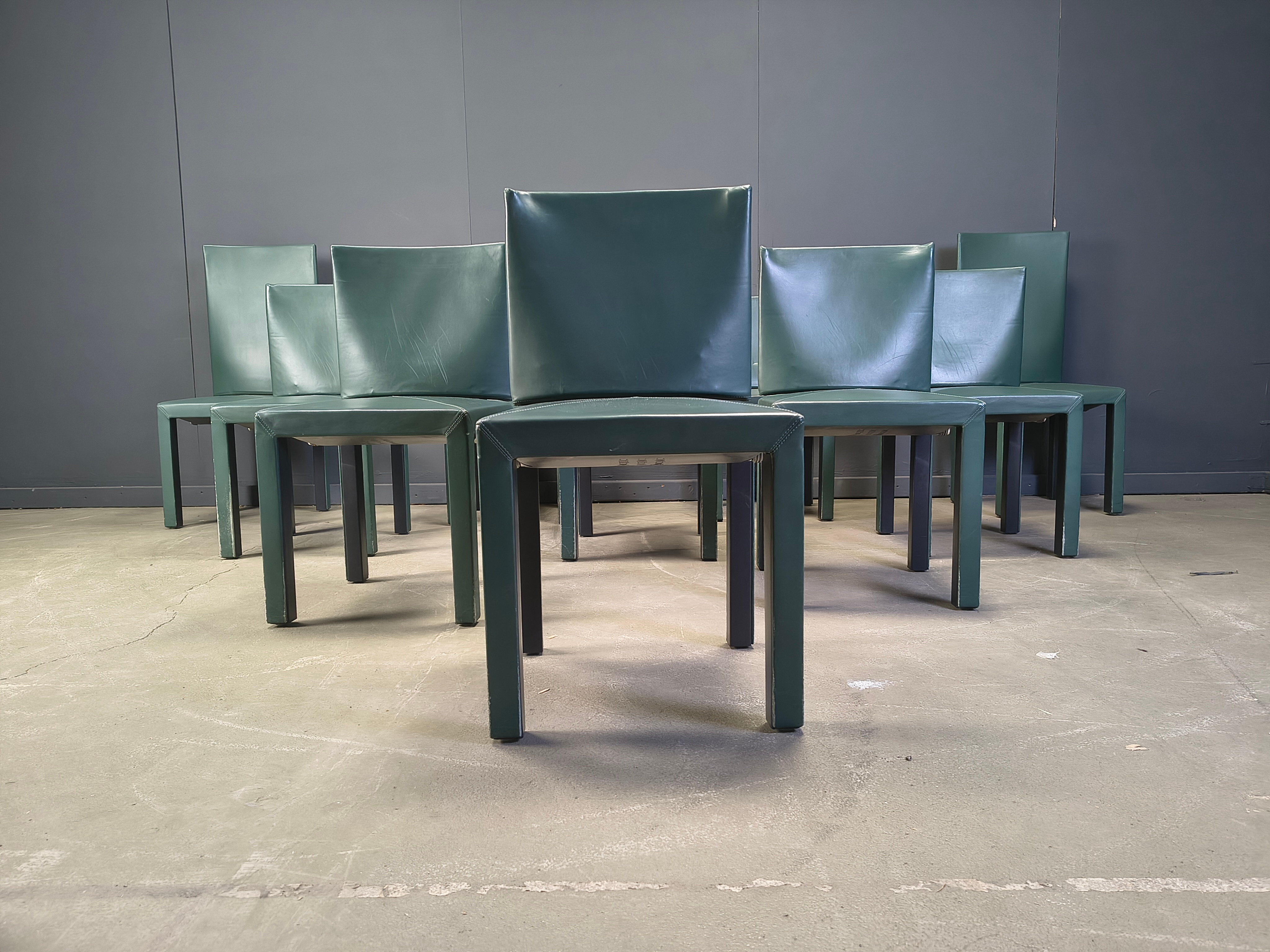 Arcadia dining chairs by Paolo Piva for B&B Italia set of 10