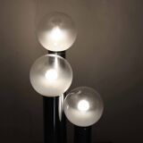 1970s space age vintage floor lamp with multiple lights