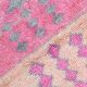 Pink Handmade Runner Rug, 82x336Cm