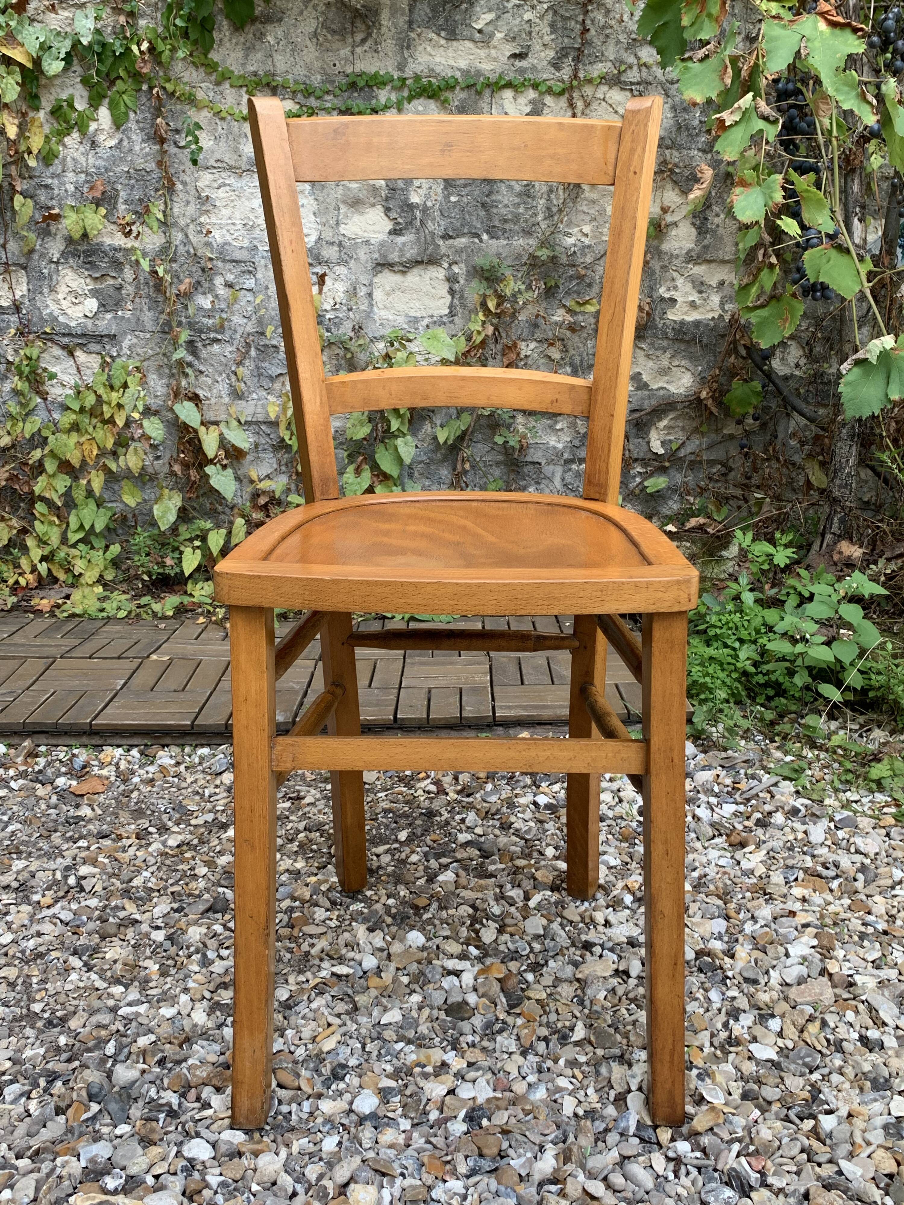 4 vintage Luterma bistro chairs 1940