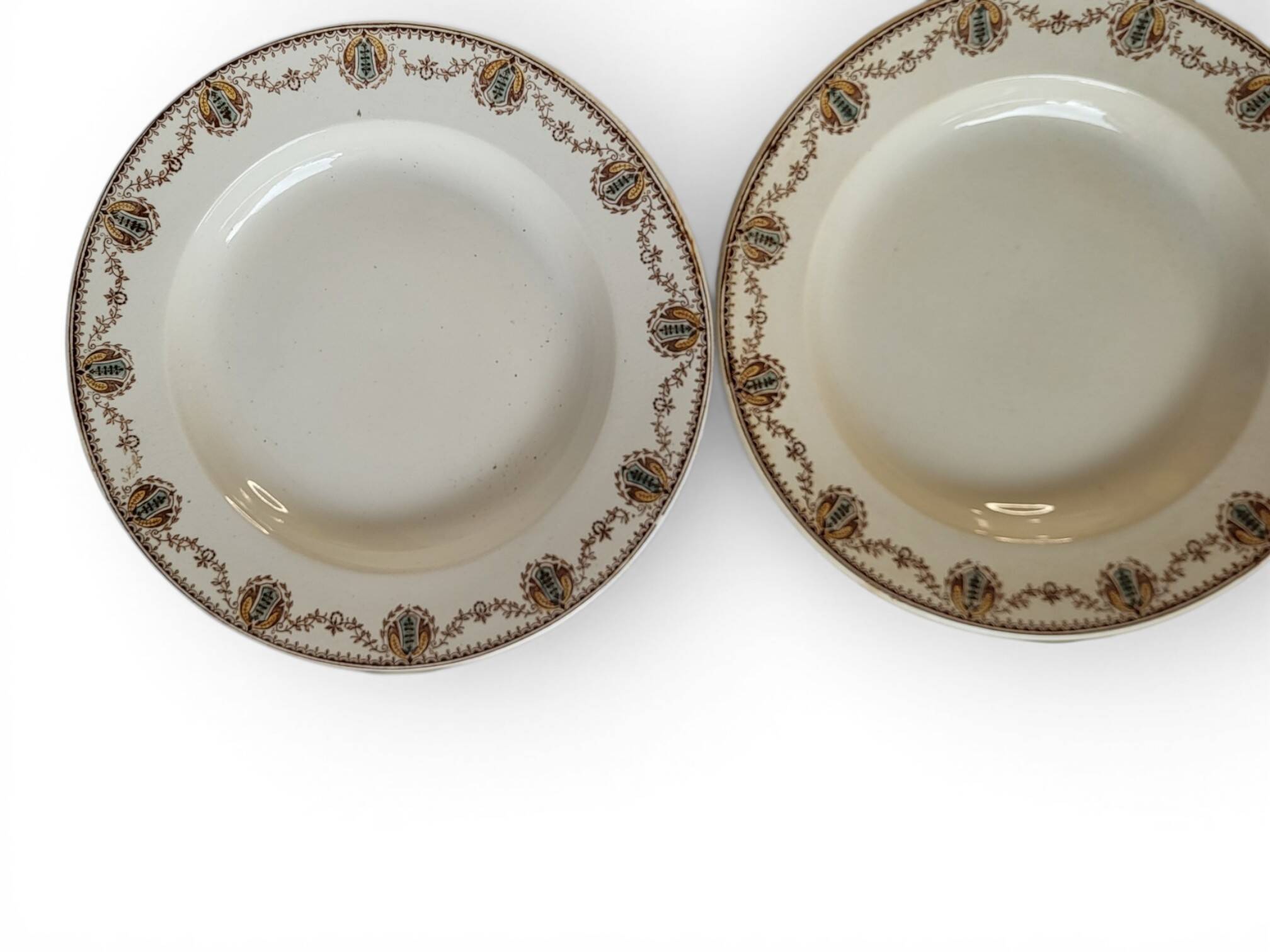 6 deep plates Léon Graves Clairefontaine
