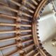 Rattan sun mirror