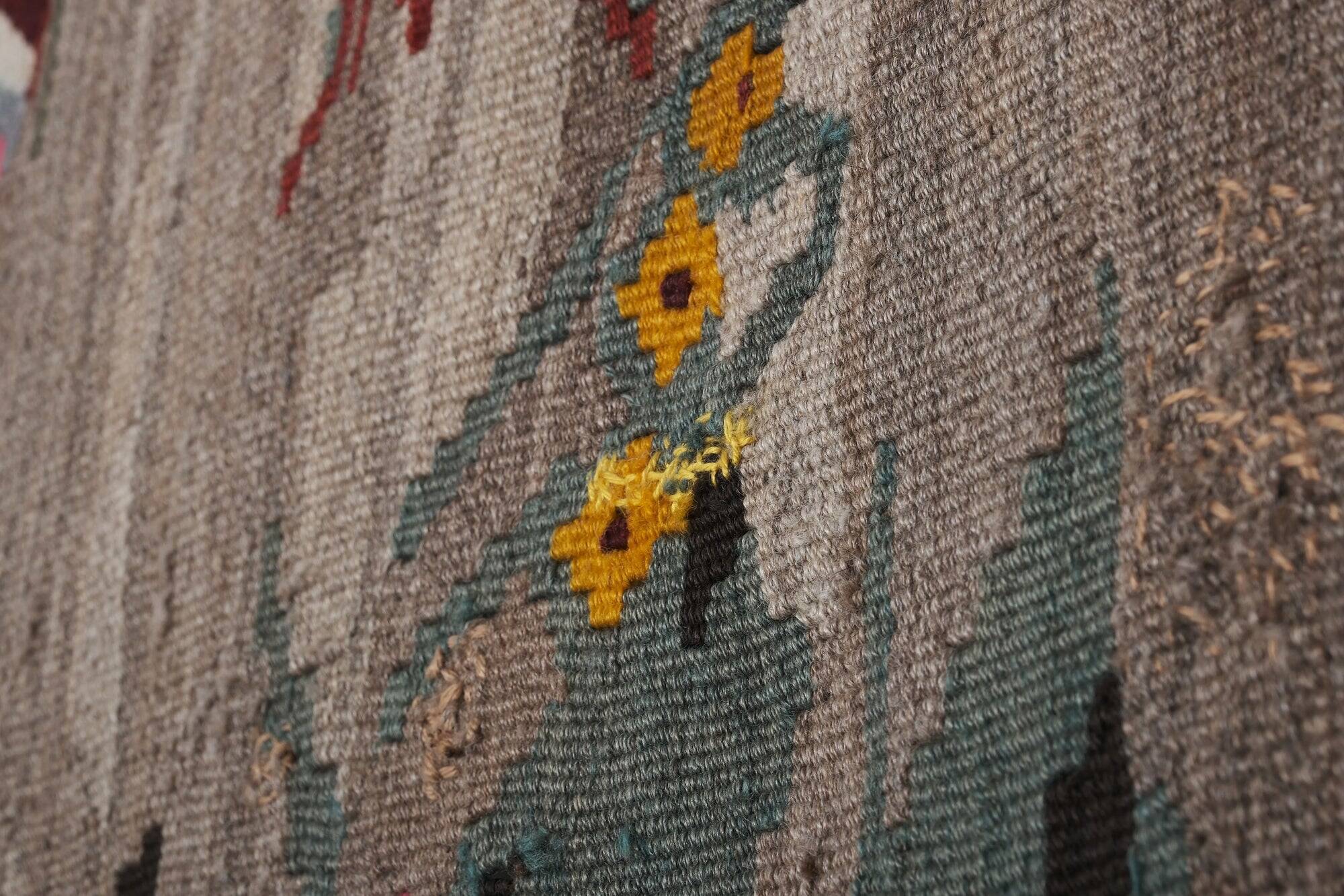 Tapis Kilim turc vintage tissé main