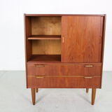 Mid- century modern  teak bookcase, cabinet, 1960 Denmark