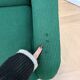Vintage green modernist armchair
