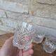 Ensemble de 4 verres à whisky en cristal taillé marque Cristal de Vannes