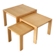 Tables gigognes en frêne modèle 777 par Afra & Tobia  Scarpa pour Cassina, Italie années 60