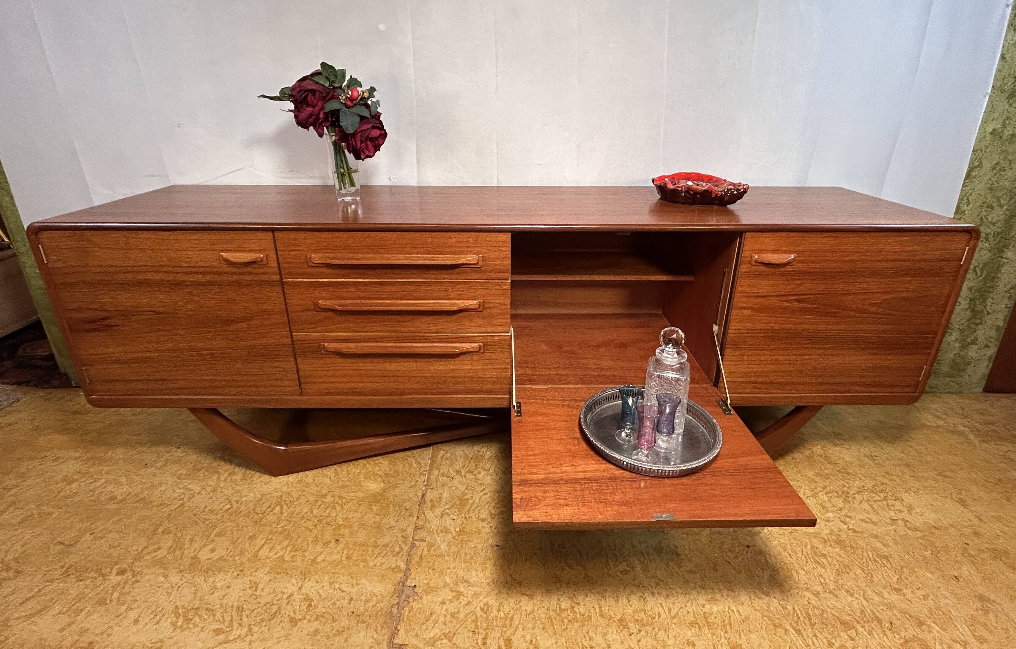 Mid Century Retro Vintage Sideboards by Beithcraft 60's scandinavian design  Val Rossi