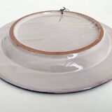 Assiette plate émaillée Fajalauza