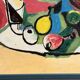 Original Swedish Oil On Panel – “Sitar And Fruit” – Vintage & Framed – 57 × 69 Cm (22.4" × 27.2")