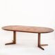 Vintage dining table. Scandinavian style with two extensions, France 60s.