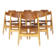 Set of 6 Egon Eiermann SE18 Folding Chairs – Wilde + Spieth, 1950s, Teak