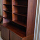 Designer bookcase Poul Hundevad 1960 Denmark mahogany
