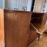 Buffet haut vintage en teck – Design scandinave