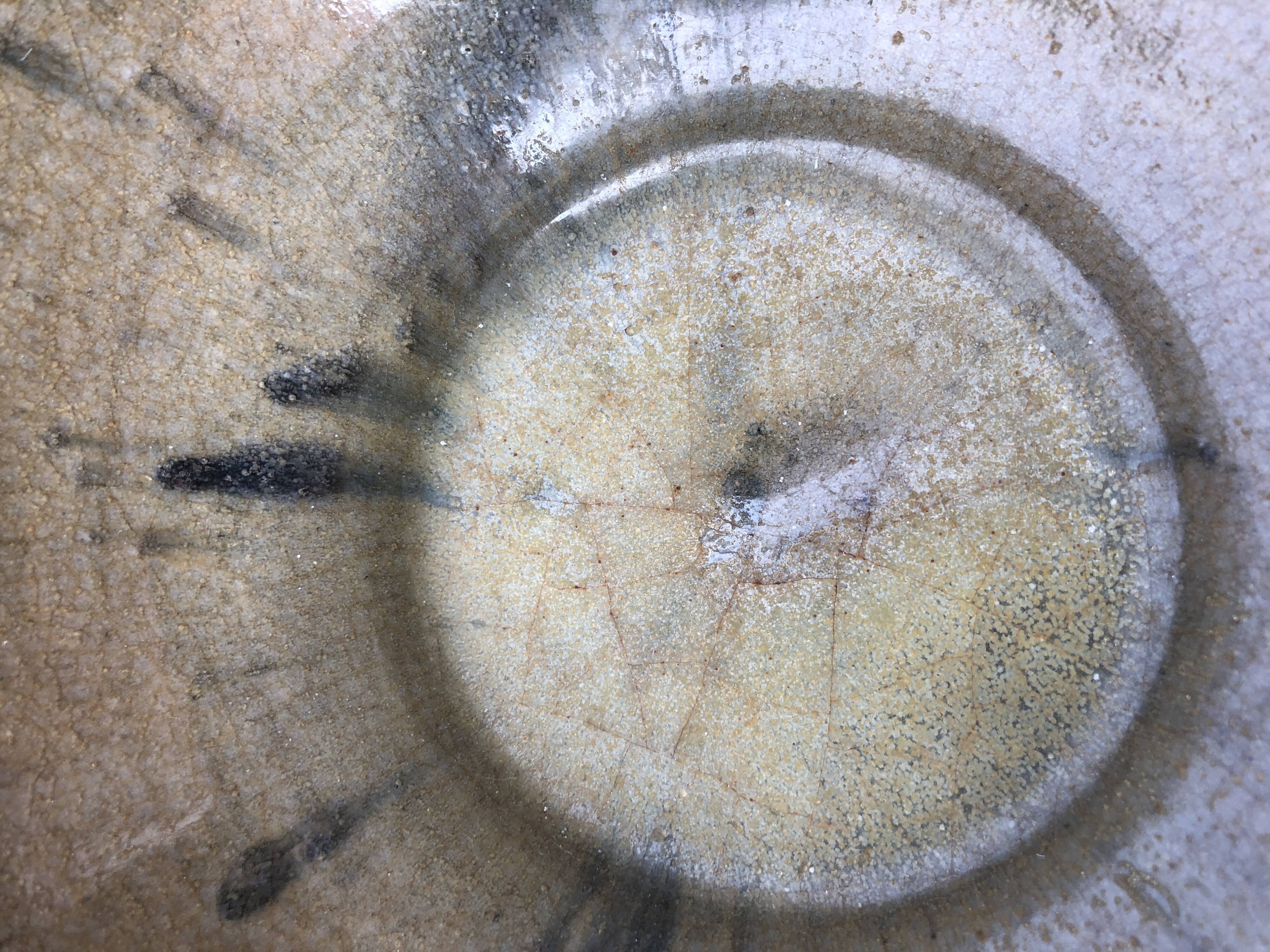 Bowl in glazed stoneware signed the Mignot