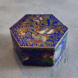 Boîte à bijoux en émail cloisonné
