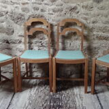 4 art deco dining chairs