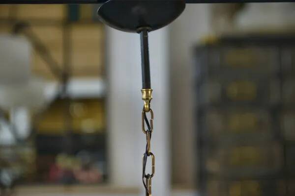 Minimalist 1960s pendant light