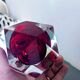 Murano Sommerso Block Candle Holder Design 60/70 Visible Label