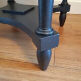 "Black steel" tea table, art deco 1920