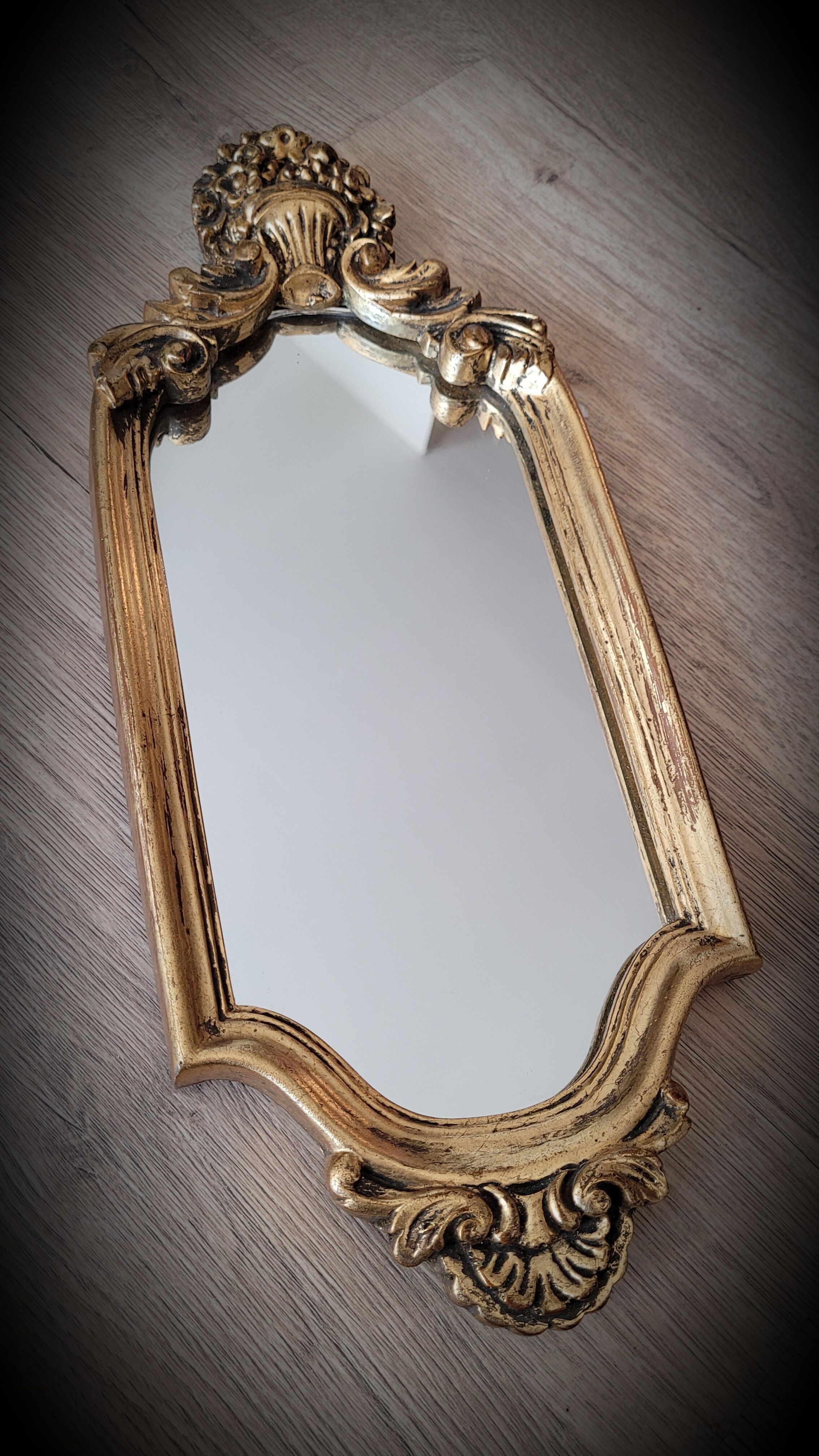 Golden mirror bouquet flowers 41 x 17