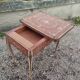 Antique game table in Louis XVI style with marquetry.