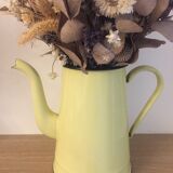 Yellow enamelled coffee maker