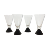 Set of 4 champagne flutes