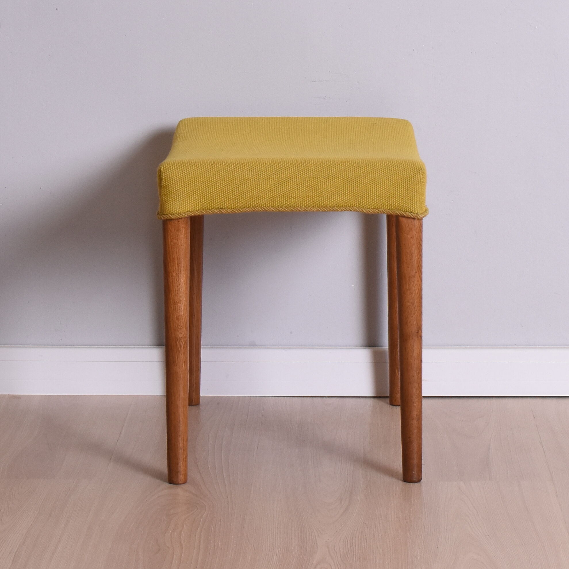 Oak footstool, Denmark, 1960s