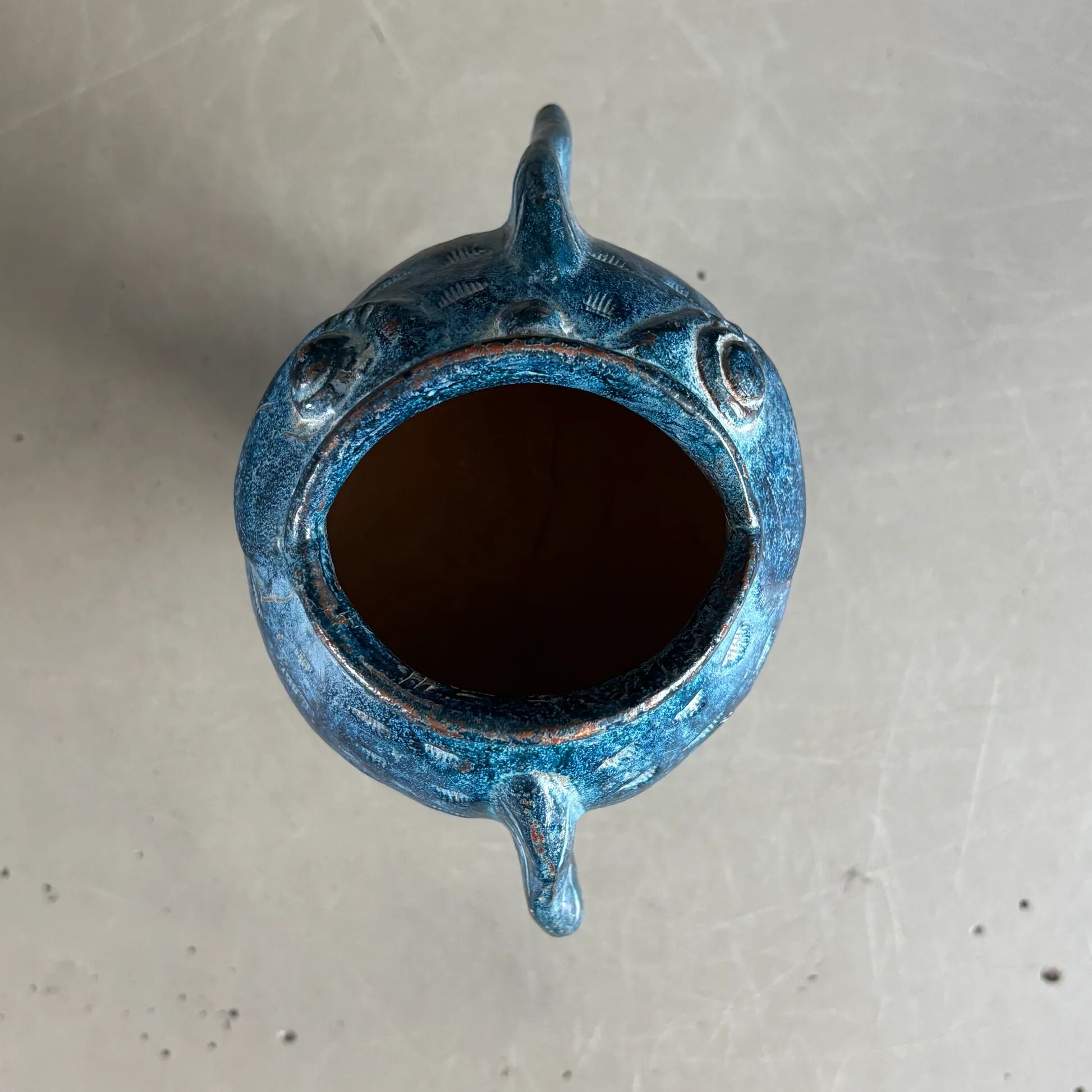 Vase - vintage ceramic fish ashtray