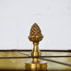 PAIR OF GILDED METAL LAMPS  70'