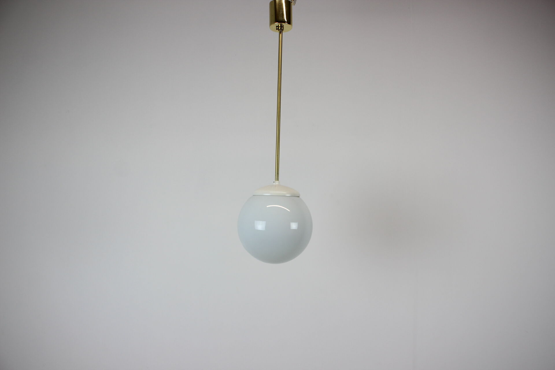 Mid-century glass pendant, 1970's