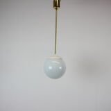 Suspension en verre du milieu du siècle, années 1970