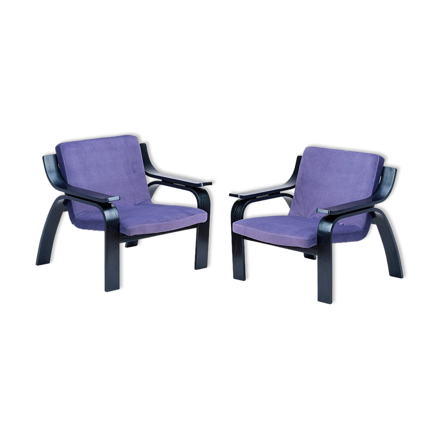 Pair of armchairs, Italy, 1960s