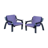 Paire de fauteuils, Italie, années 1960