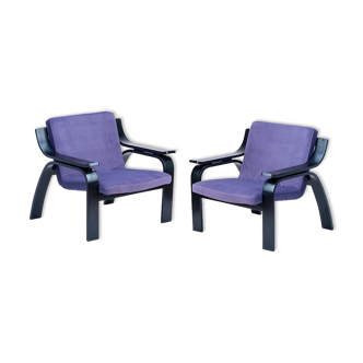 Pair of armchairs, Italy, 1960s