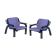 Pair of armchairs, Italy, 1960s