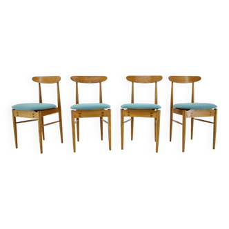 Chaises de salle à manger rares des années 1960 par Alan Fuchs pour ULUV, Tchécoslovaquie