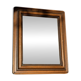 Miroir mural ancien en bois