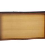 3-drawer varnished rosewood chest of drawers from the 60s