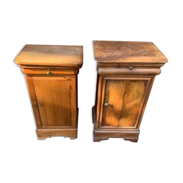 2 tables de nuit louis phillipe epoqie 19 eme