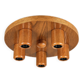 Lampe de plafond brutalisme style Japandi des années 1960-1970 fabriquée en Allemagne