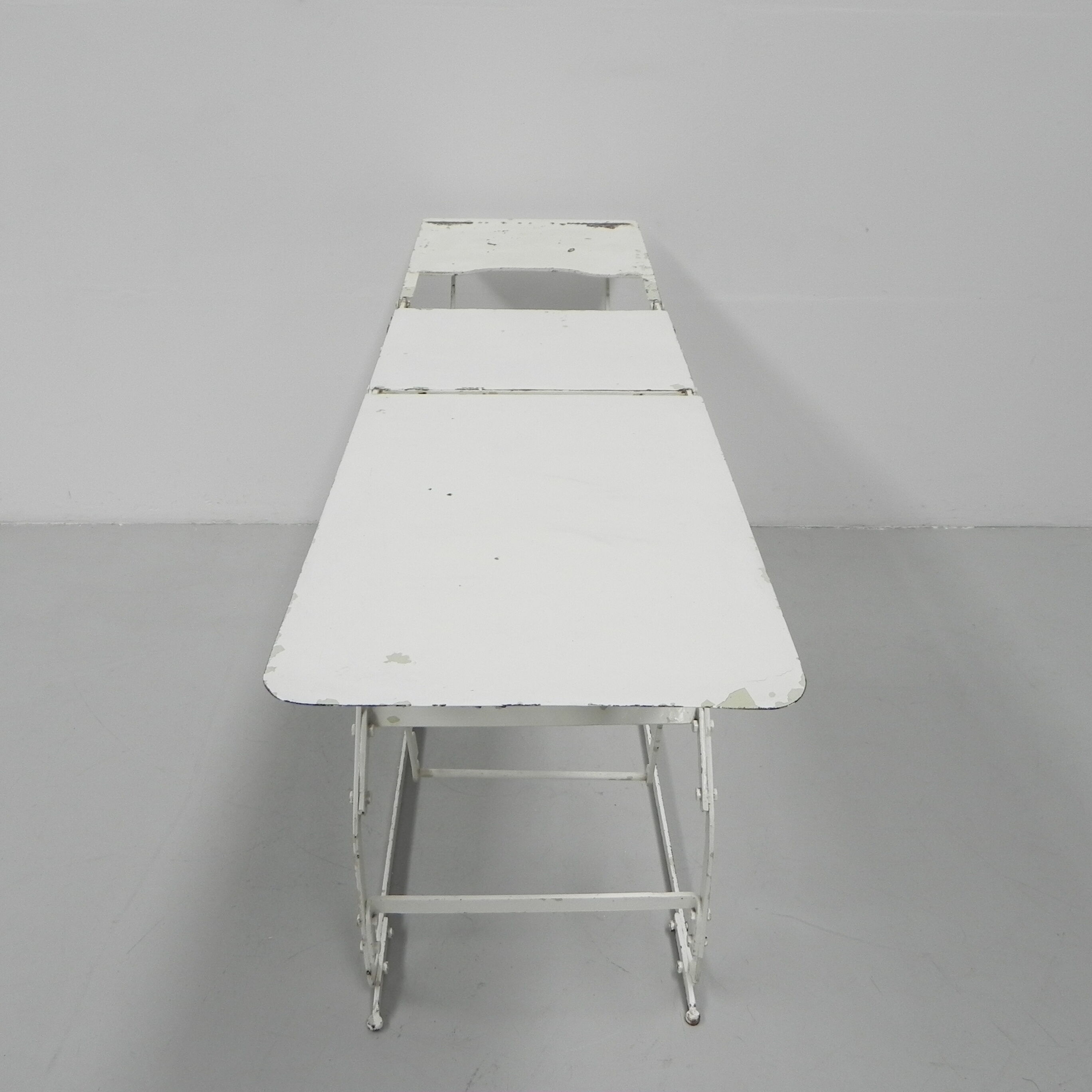 Industrial side table, hospital bed