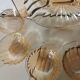 Art Deco pearly glass dessert service