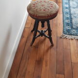 Napoleon III embroidered tabouret