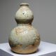 Small double sake ceramic flask from Iga, vintage/antique collection.